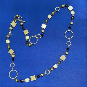 Brown and tan necklace